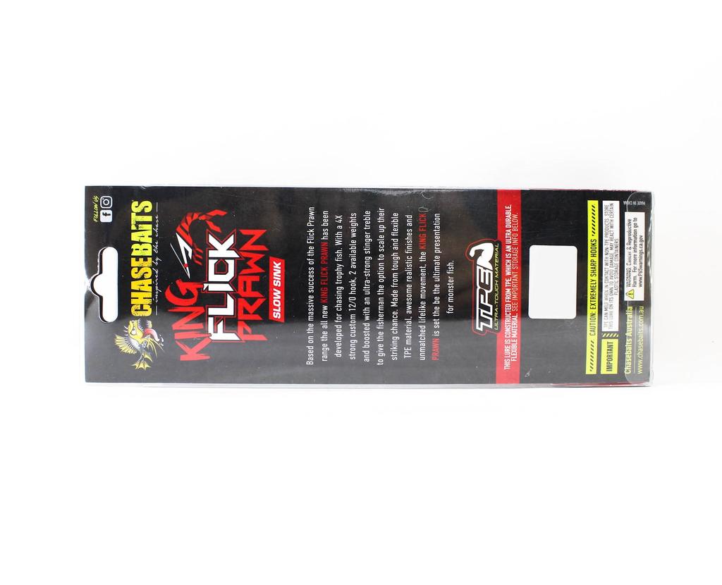 Momeală Chasebaits Flick Prawn King 180 mm 49 grame, scufundare 04 (6086)