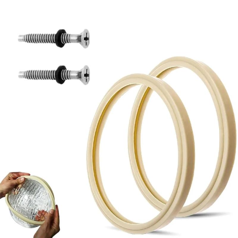 Synthetic Lens Seals Pool Light Gasket Replacement for 79101600 Underwater Lights Leakproof Spa Maintenance Part