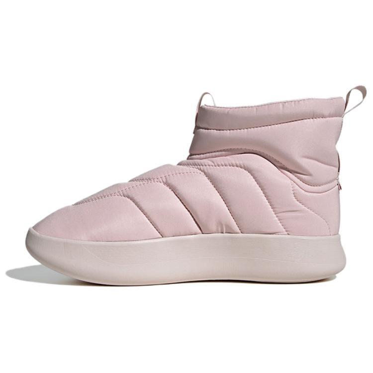 Adidas Adipuff Slip Resistant Abrasion Resistant High top Casual Shoes Unisex Pink JR0072