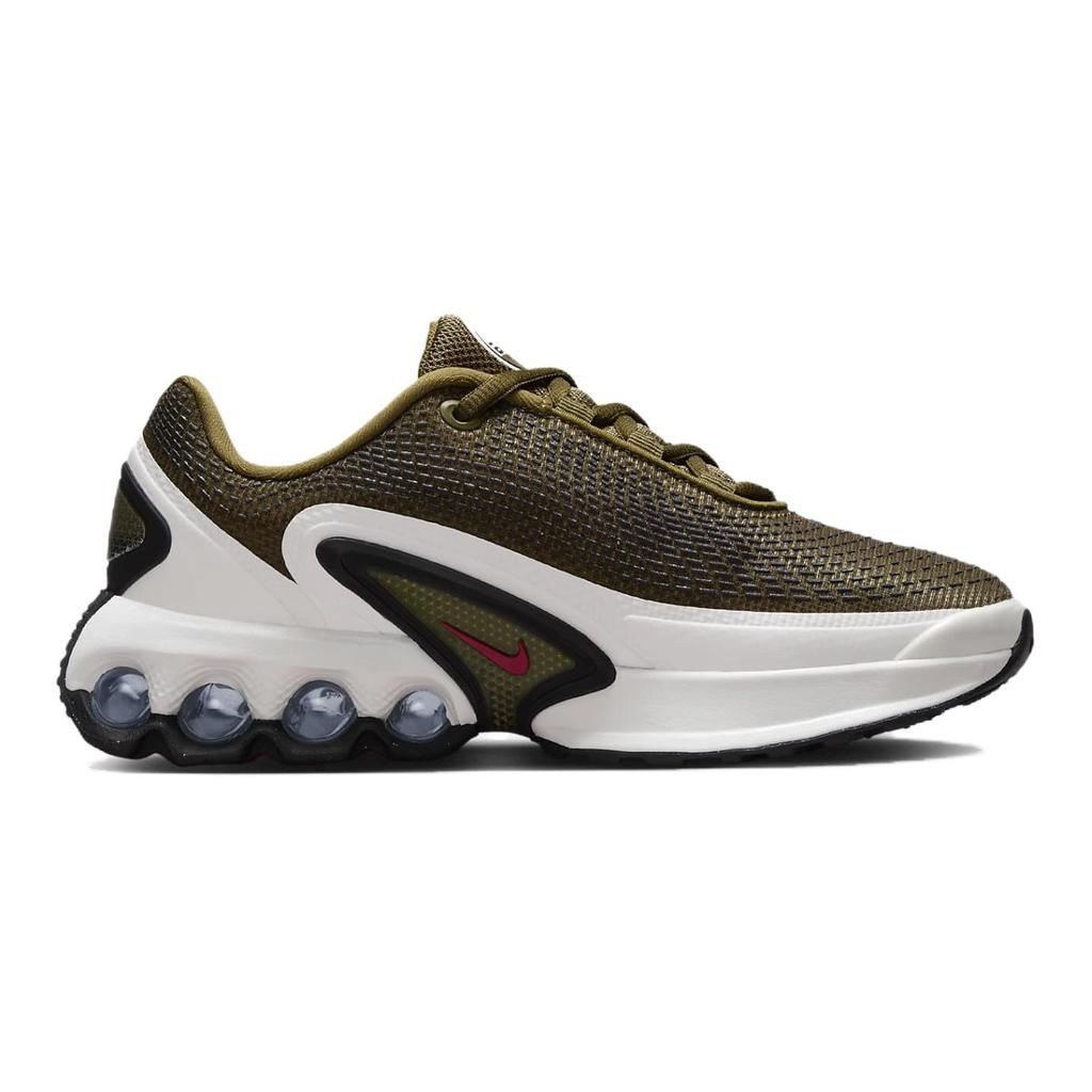 Nike Air Max DN GS Olive Flak Kids Sneakers Green Black Gym-Red FB8987-300