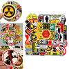 Colorful Cartoon Graffiti Stickers For Luggage And Car Waterproof And Removable Pack Of 50
