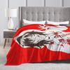 Jeff the Killer Flannel Blanket  Soft Warm Throw Blanket for Couch Bed Picnic Comfortable Bedspread Sofa Bed Cover