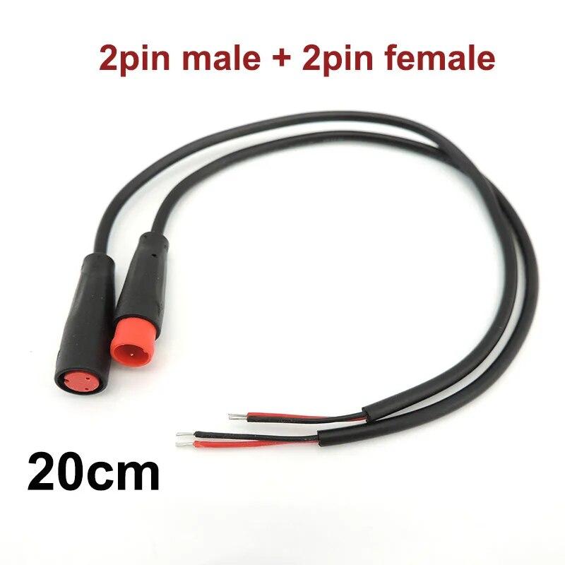 Câble électrique étanche M8 – Connecteur Mâle/femelle 2 à 6 Broches – Neuf