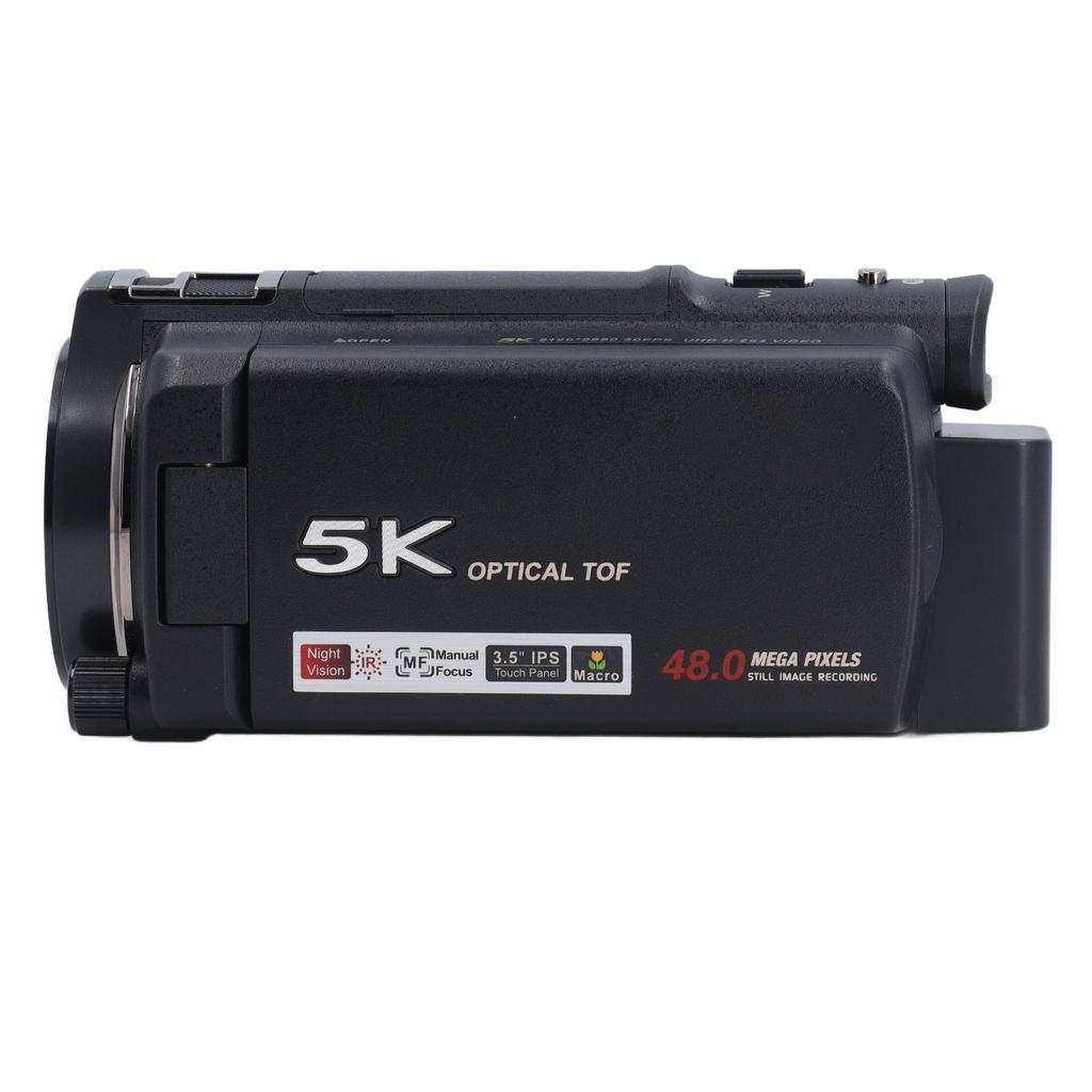 5K 30FPS Video Camera Camcorder 12X Optical Zoom 3.5inch Rotatable Touchscreen WDR Antishake Digital Video Camera DV