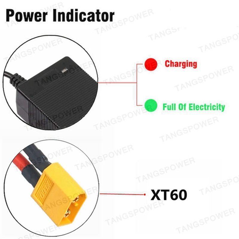 42V 5A Lithium Battery Charger For 36V 10S Li-ion Battery Pack Charger Connector XT60 XT90