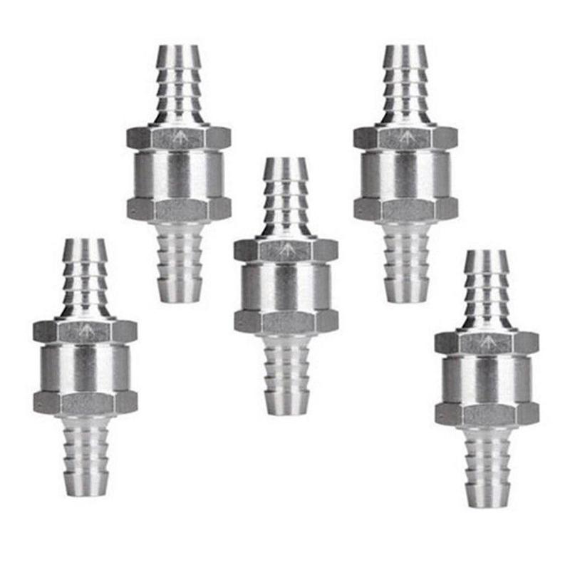 One Way 6/8/10/12/14/16mm 6 Size Valves Aluminium Alloy Fuel Non Return Check Valve One Way Fit Carburettor Wholesale Price