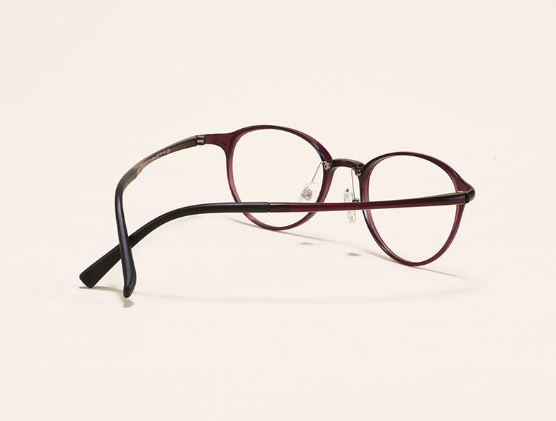 1144 Ultralight Tungsten-Carbon Plastic Myopia Eyeglass Frames for Men & Women - Small Oval Student Optical Glasses