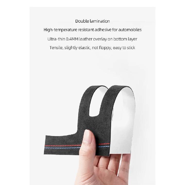 Made of Alcantara Sticker For BMW E90 E92 E93 Series 3 Center Console CD Panel Trim Frame Performance Car Interior Accessories