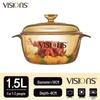 Corning VISIONS Amber Transparante Glazen Pot