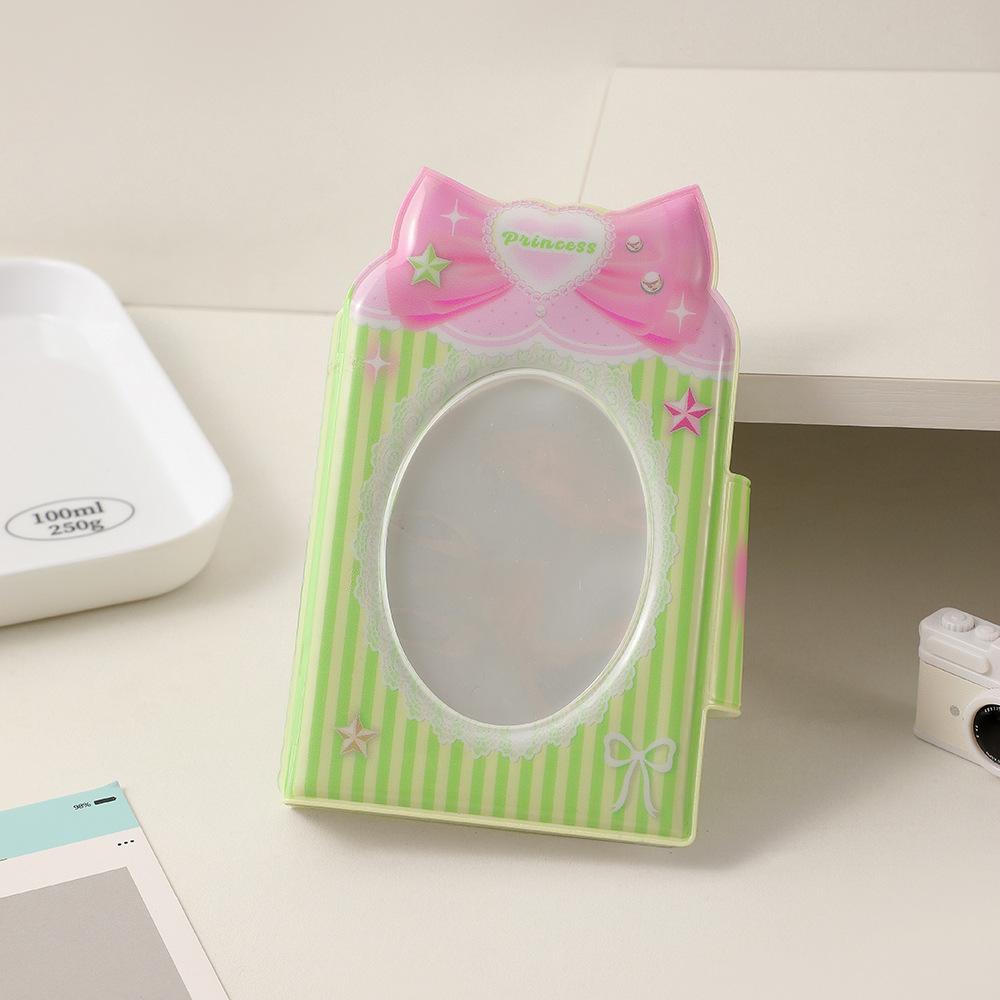 Ins Ballet Bow 3inch Po Albums Kpop Pocards Holder Mini album Kawaii Postcard Collect Albunes de fotos