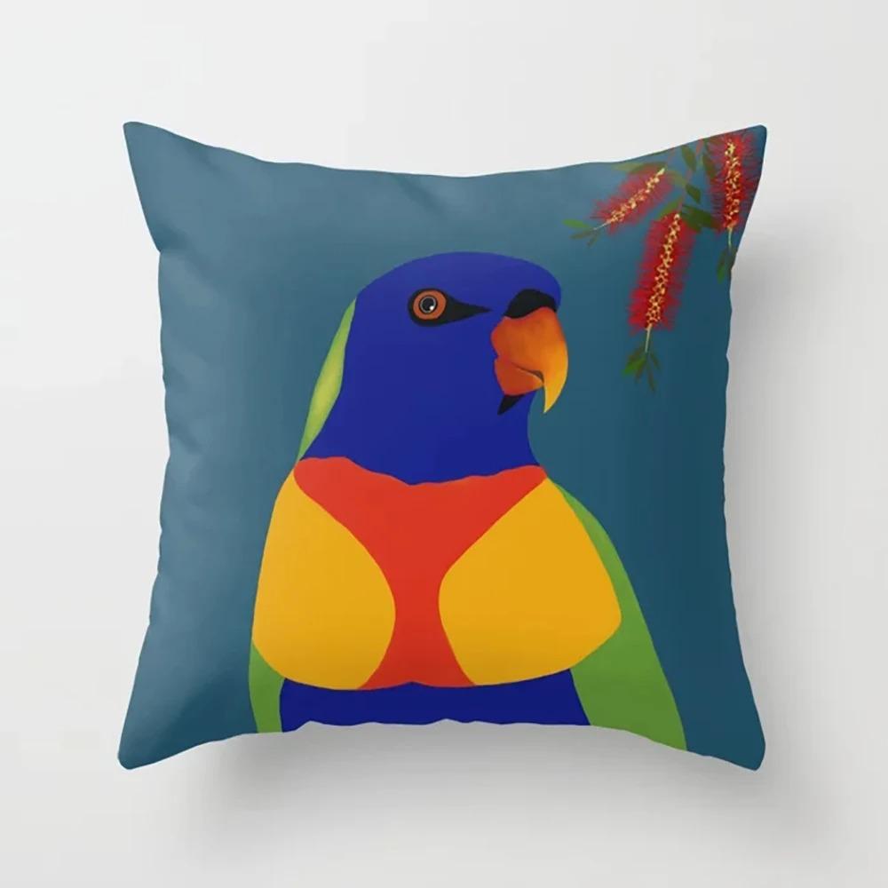 Cute Animal Pattern Pillowcase Office Living Room Car Ornaments Home Pillowcase