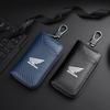 Carbon Fiber Keychain Unisex Key Bag Multifunction Organizer Wallet Holder For Honda CB400 CB650F CBF CBR250RR CRF SH300 NC750 FL3