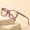 Stylish Printed Reading Glasses Women Anti Blue Light Far Sight HD Presbyopia Glasses Ultra Light Spring Leg