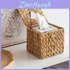 Multi Purpose Rattan Tissue Dispenser With Cover For Living Space And Gift