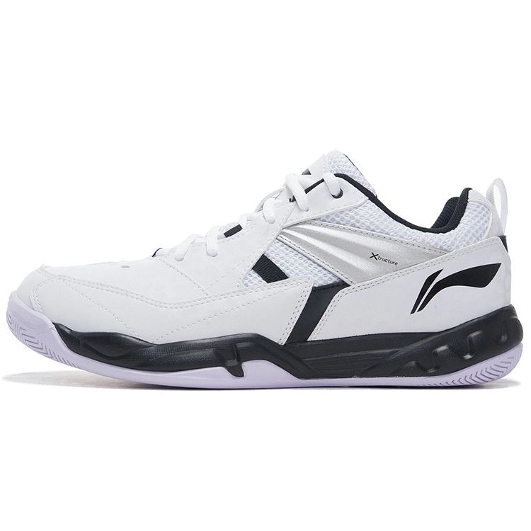 Li-Ning Xiaoyu Men Low Top Badminton Shoes White Black AYTM079-11 39
