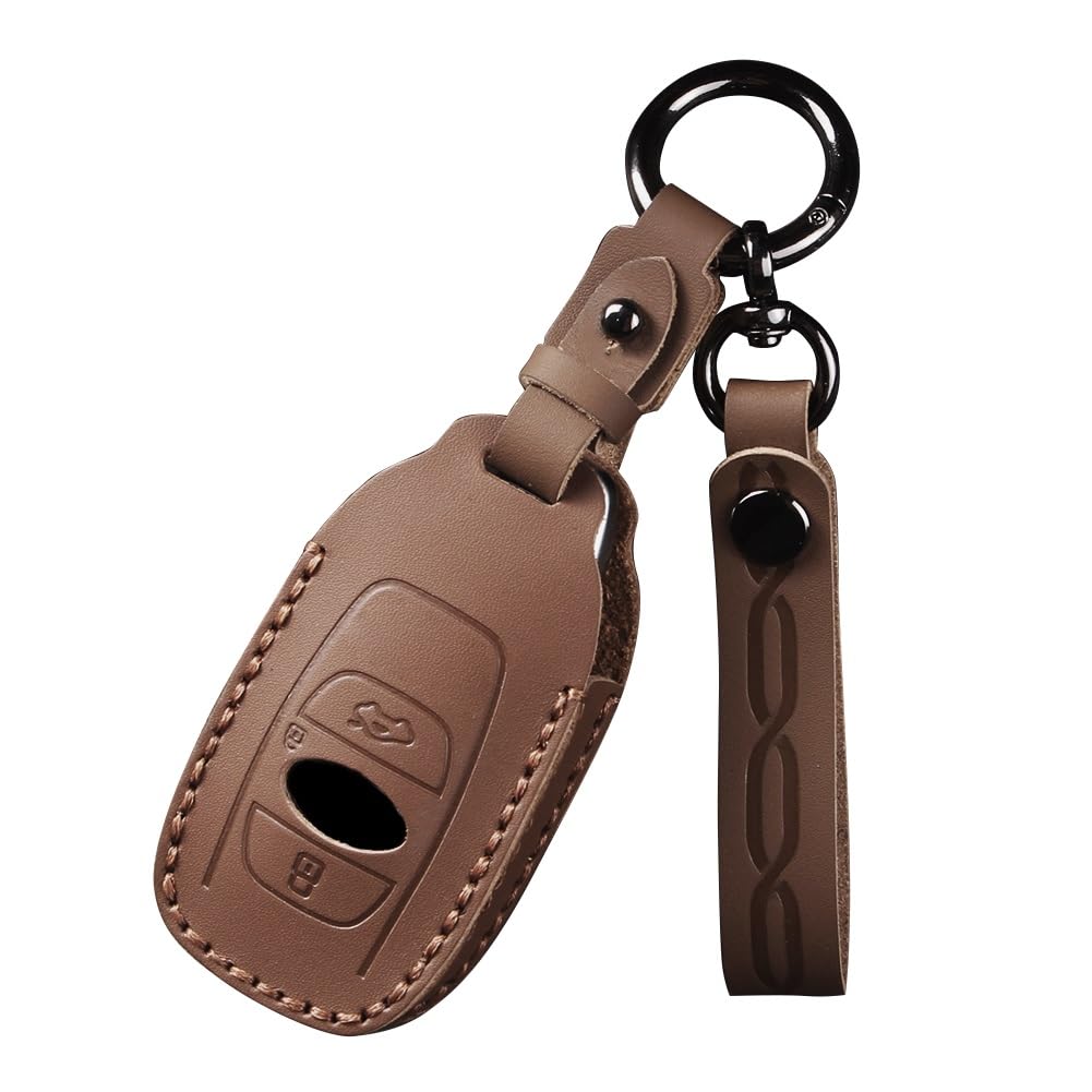 [ZANEKO] Forester key case compatible Subaru XV Impreza key cover 3 buttons коричневый