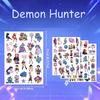 Recently Added Demon Hunter Temporary Tattoos, High-end Animation Design Animation & K-Pop Girl Group Merchandise Temporary Tattoo Decals