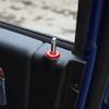 Fit For 2011-2024 Dodge RAM 1500 ABS Red Interior Door Lock Ring Trim Decor 4PCS