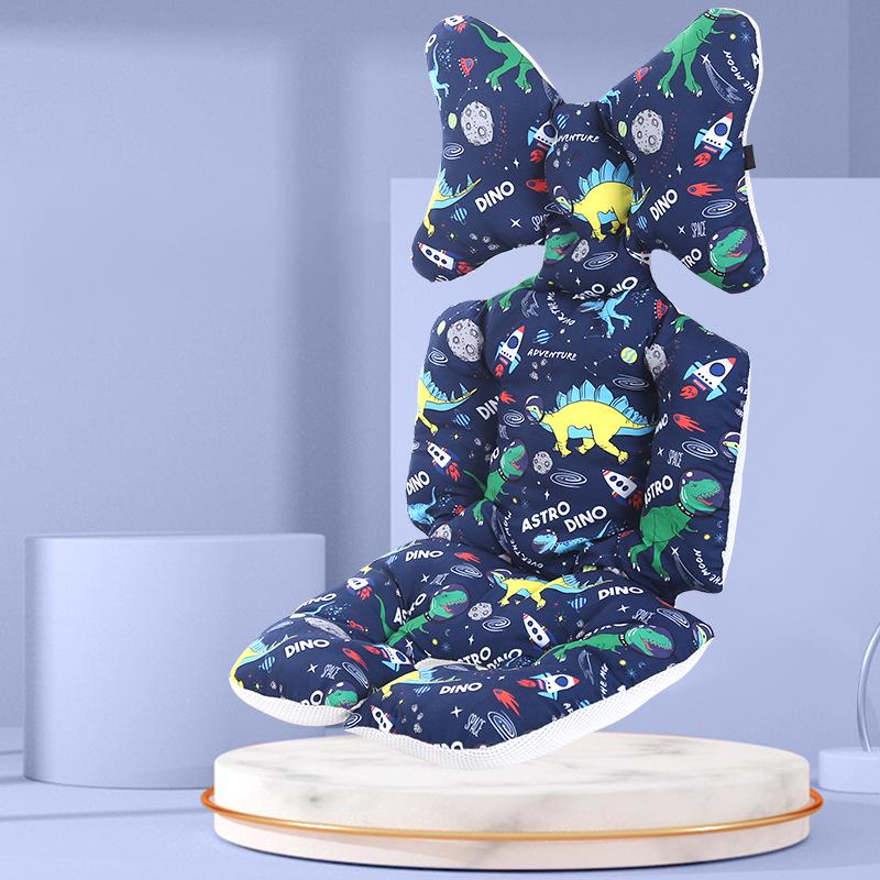 Almofada Universal para Carrinho de Bebê e Cadeira de Refeição para Todas as Estações - Almofada de Algodão com Calor e Espessura Adicionais para Outono/Inverno