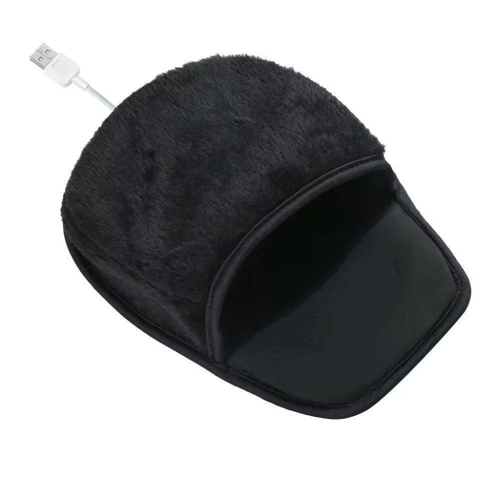 Thickened Hand Warmer Pad USB Heating Warm Mouse Cover New USB Heated Mouse Pad  Winter
