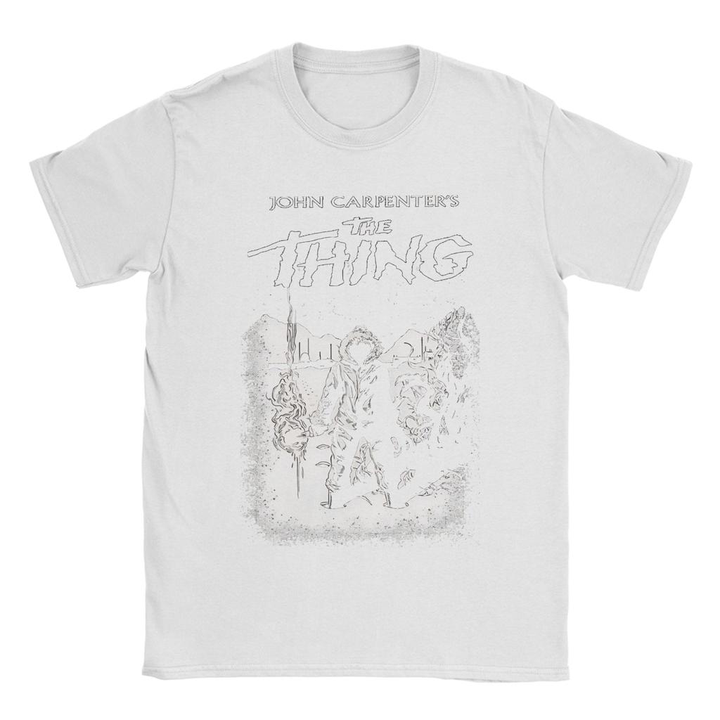 1982 jc The Thing Film Unisex T-Shirts Großartiges T-Shirt Kurzarm O-Ausschnitt T-Shirt Baumwolle Geschenkidee Kleidung