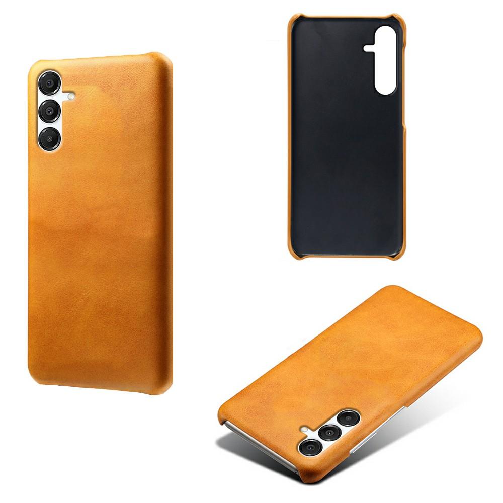 For Samsung Galaxy A17 5G Case Calf Texture PU Leather Hard PC Protective Phone Cover