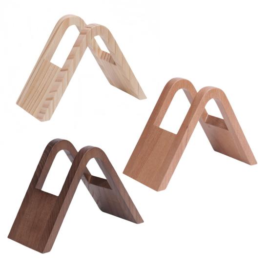 Coffee Filter Holder Storage Rack Stand for Multiple Filter Papers Solid Wood Open Design Keeps Filters Dry Neat Easy Access Coffee Brewing Organizer