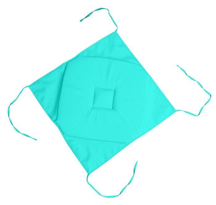 Coussin Galette De Chaise - Noname - 40x40cm - Céladon - 4 Rabats - 100% Polyester
