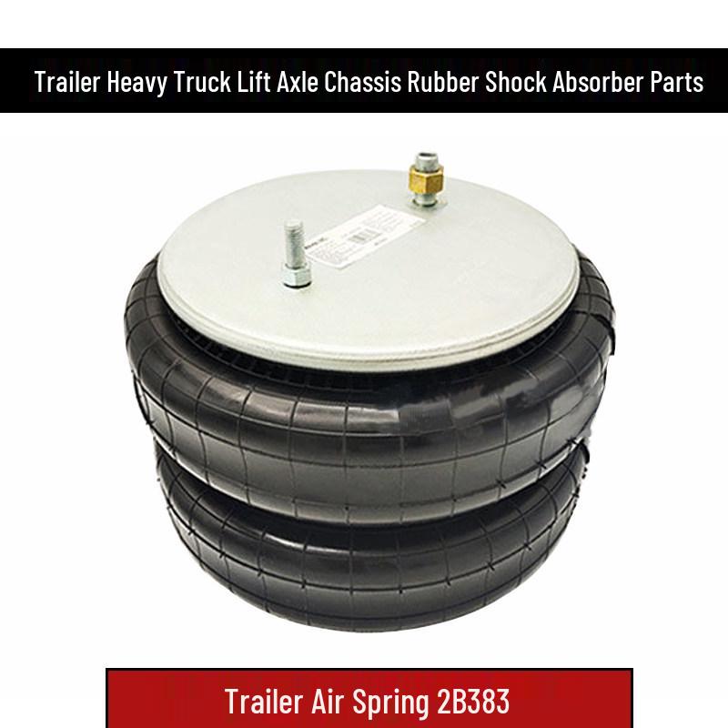 BPW Axle CIMC Trailer Heavy Truck Lift Axle Rubber Air Suspension Shock Absorber