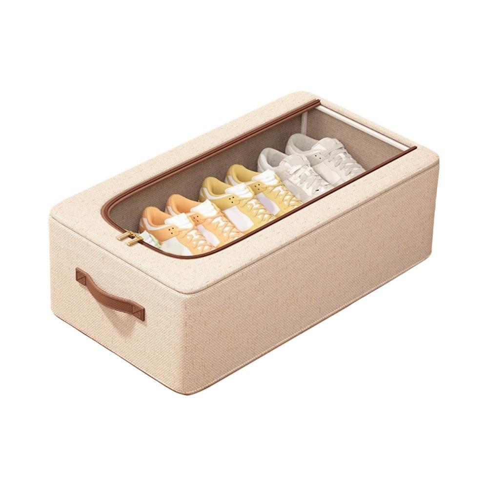 Faltbarer Schuhorganizer unter dem Bett Stabile Griffe Schuhbehälter Langlebiger Schuhhalter Kleiderschrank