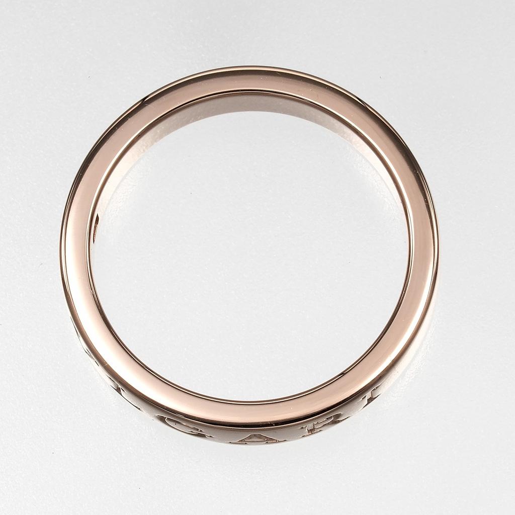 BVLGARI B.ZERO1 Essential Ring Be zero one K18 Pink Gold/diamond #8.6(US Size) 7.4g mens Used