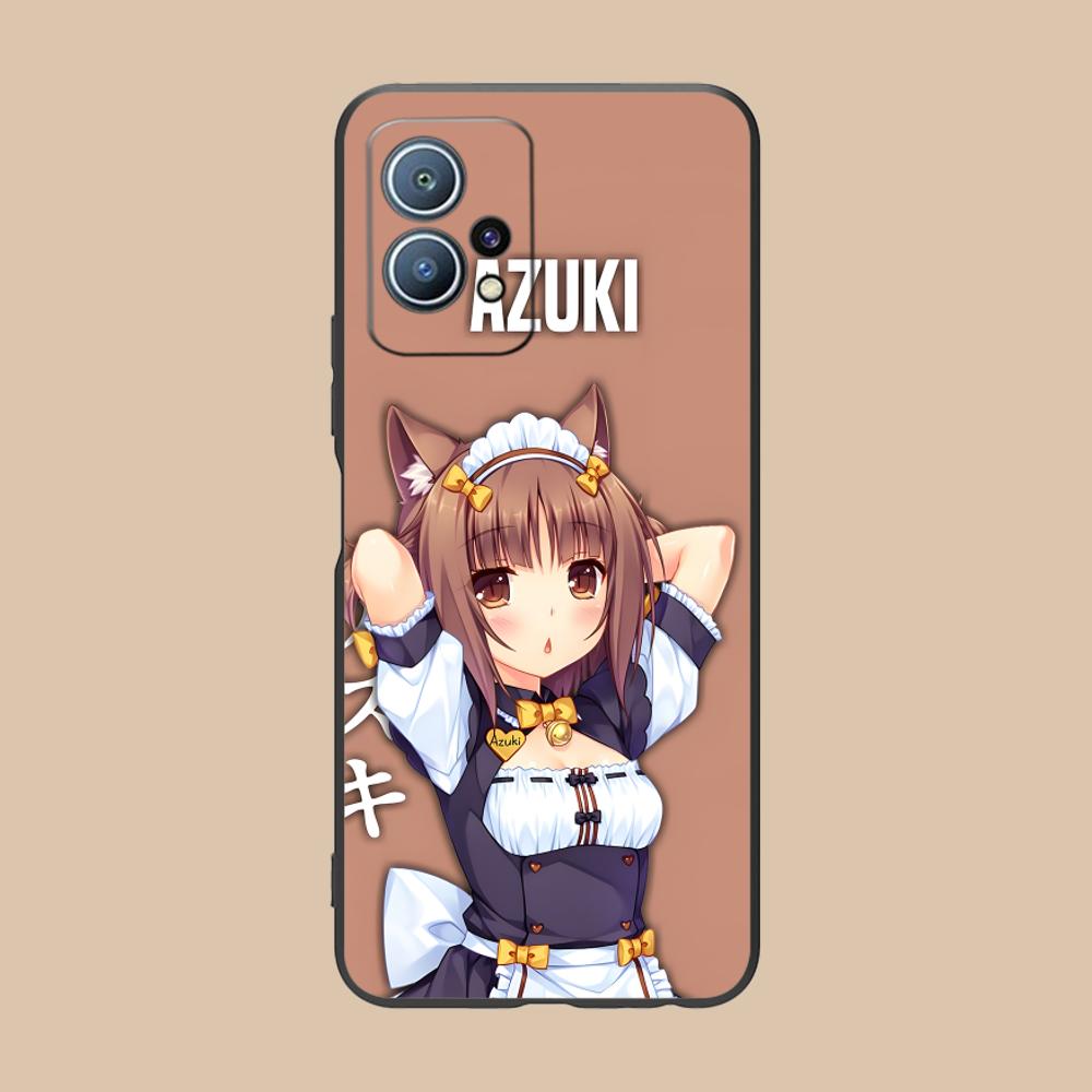 

Nekopara Azuki Phone Case for Huawei P60 P50 P40 P30 P20 P10 P9 P8 Pro Lite Plus Soft TPU Shockproof Cover Huawei P8