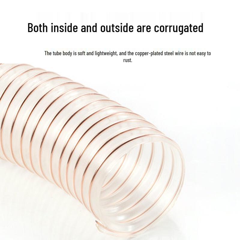 Minggu Flood Control PU Steel Wire Ventilation Hose