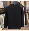 Herren Samtgefüttertes Winter-Sweatshirt - Warm, Langarm, Vielseitig, Einfarbiger Oberteil