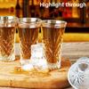 /2Pcs Shot Glasses 60ml Tequila Glasses Heavy Base Cordial Glasses for Whiskey Vodka Cordials Espresso Desserts Liqueur Shots Glasses for Home Bar