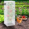Tear-resistant Plant Net Insect Netting Cover for Square Tomato Cage Garden Bird with Zipper Protection And Drawstring Mesh Protects Vegetables