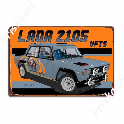 Lada 2105 Vfts Metallschild Wandplakette Club Bar Create Club Party Blechschild Poster