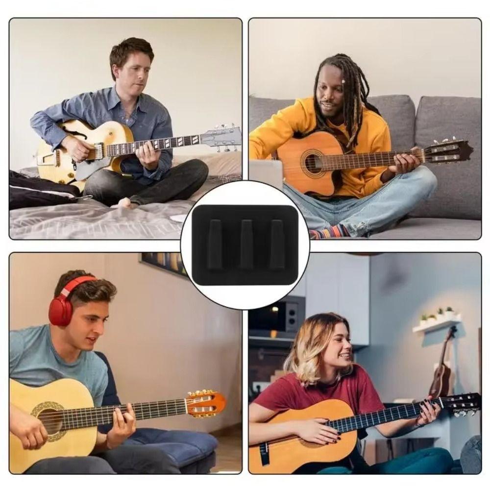 Reusable Guitar String Muffler Anti-Slip Base Noise Reduction Tool  Musical Instruments