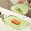 Tagliere Double-Sided con Bordi Antiscivolo Plastica per Alimenti Tagliere per Frutta con Foro per Appendere Antibatterico Salvaspazio Tappetino da Taglio per