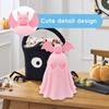 Halloween Ghost Figurine 3D Printed Pink Bat Ghost Statue Desktop Decoration for Home Indoor Shelf Table Decor