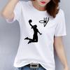 100% Polyester Basketball Girl Woman T-Shirt Basketball-Player Apparel Fu Aesthetic Clothes  Graphic T Shirts Tops Women Clothing