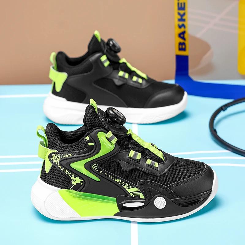 Four Seasons Children's Fashion Sports Shoes Boys' Running Leisure Breathable Outdoor Kids Shoes Lightweight Sneakers Shoes