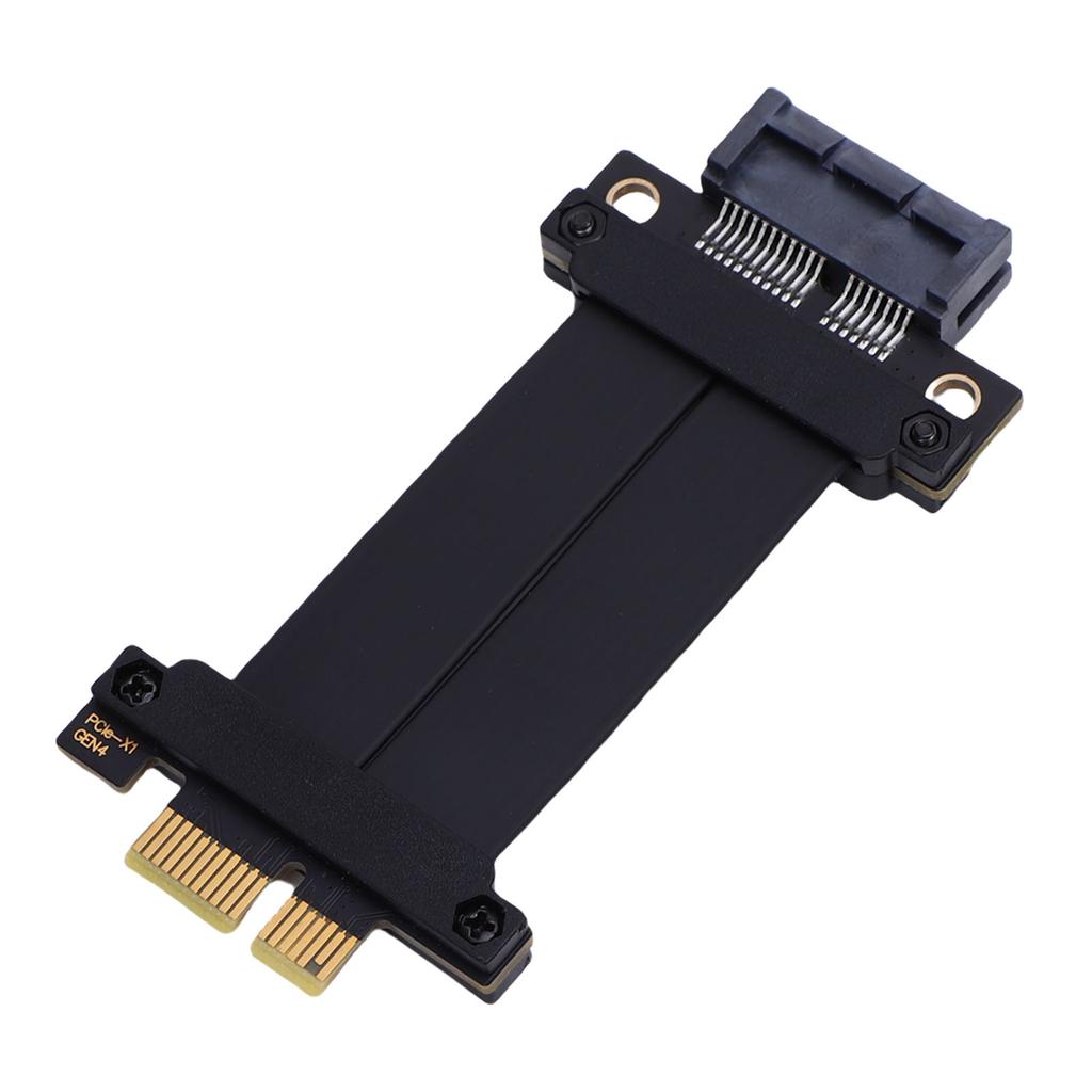 PCIe 4.0 X1 Verlängerungskabel 180 Grad Volle Geschwindigkeit Verlustfrei Gen 4 GPU Grafikkarten-Verlängerungskabel für M.2 WiFi