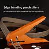 Pinza speciale per punzonatura per bordatura manuale strumento di punzonatura in PVC pinze per ombreggiatura falegnameria bocca piatta obliqua tre in uno 8mm