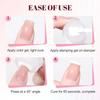 French Tip Nail Stamp Clear Silicone Nail Stamping Art Stamper Kit Manicure Art Printing Decoration Accessories for Travel Salon