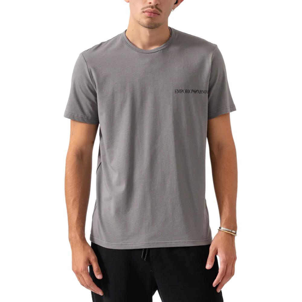 

Emporio Armani Printed Crew Neck Short Sleeve T-Shirt Two Pack Men Tops EM000391-AF10779-M8014 M