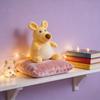 Yellow Plush Mouse Toy With Pp Cotton For Girls Gift And Decor