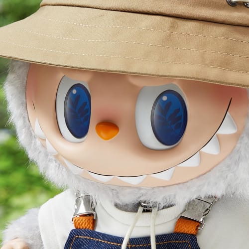 POP MART THE MONSTERS FALL IN WILD Plüschtier, Pop Mart Gachapon, Blind Box Figur, Plastikmodell, Premium Spielzeug, PVC Weichvinyl, Originalcharakter, Bir