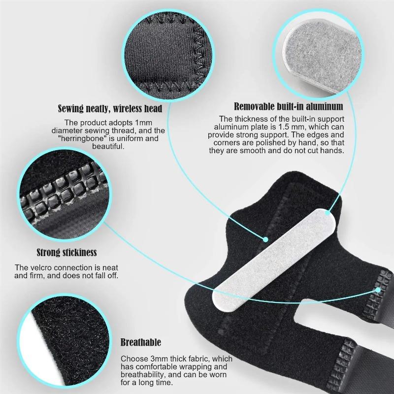 1Pc Trigger Finger Splint Mallet Finger Brace For Arthritis Injury Sprain Fits Index Middle Ring Finger Pain Relief