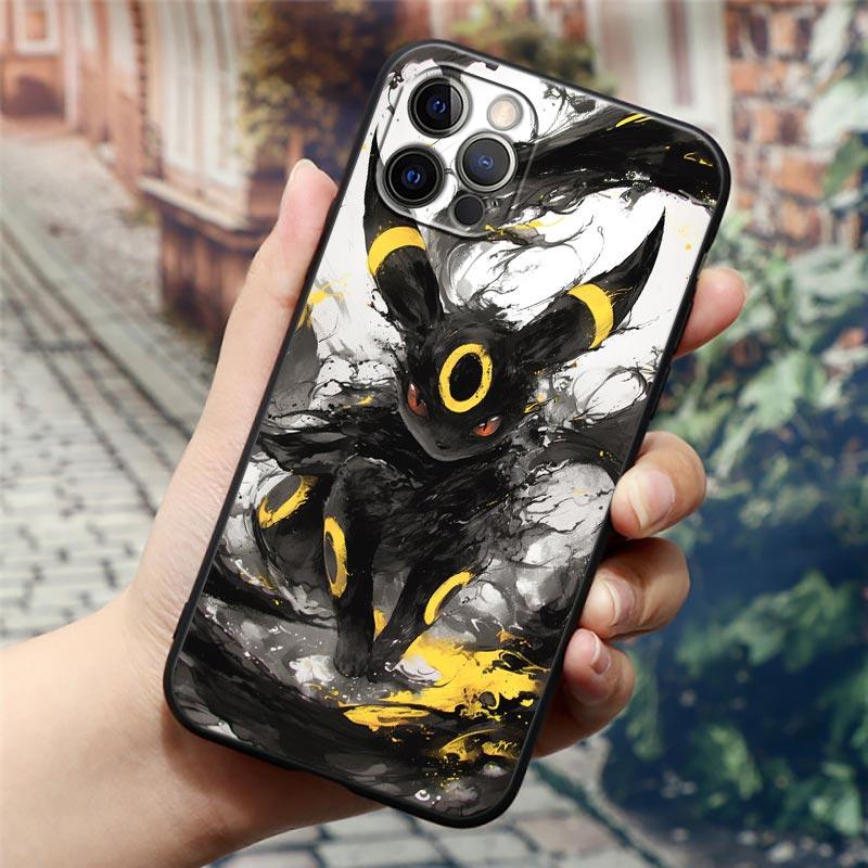 

Pokemons Umbreons Gengars Draw Case For Apple iPhone 17 16 15 14 13 12 11 Pro Max X XS 7 8 Plus 17 Air 17Pro Back Cover Silicone iPhone 12
